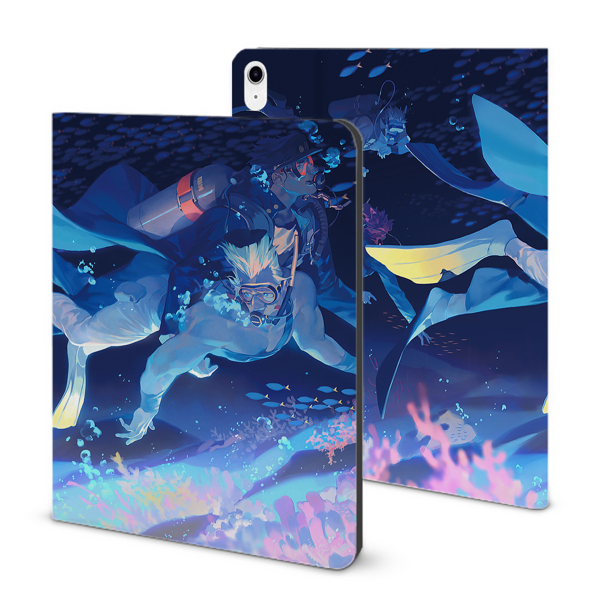 （画像用） ジョジョの奇妙な冒険 JoJo's Bizarre Adventure IPad ケース ブック型 PUレザー TPU 耐衝撃 軽量 薄型 ペン収納なし 全面保護 IPad 各モデル対応